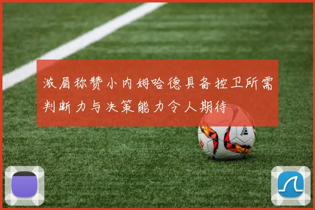 浓眉称赞小内姆哈德具备控卫所需判断力与决策能力令人期待